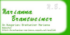 marianna brantweiner business card